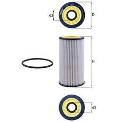 Olejový filter MAHLE OX 1311D