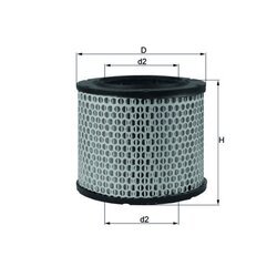 Vzduchový filter MAHLE LX 224