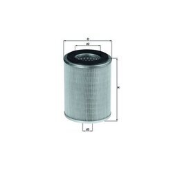 Vzduchový filter MAHLE LX 830