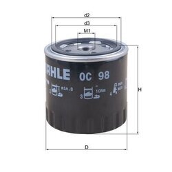 Olejový filter MAHLE OC 98 - obr. 2