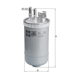 Palivový filter MAHLE KL 230
