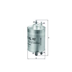 Palivový filter MAHLE KL 82 - obr. 2