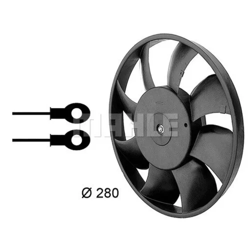 Ventilátor chladenia motora CFF 2 000P /MAHLE/ - obr. 1