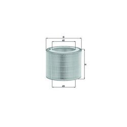Vzduchový filter MAHLE LX 3009