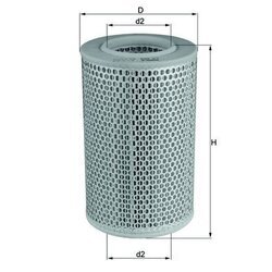 Vzduchový filter MAHLE LX 609