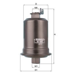 Palivový filter MAHLE KL 435 - obr. 2