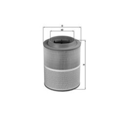 Vzduchový filter MAHLE LX 1072