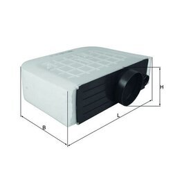 Vzduchový filter MAHLE LX 3233/6