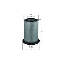 Vzduchový filter MAHLE LX 229