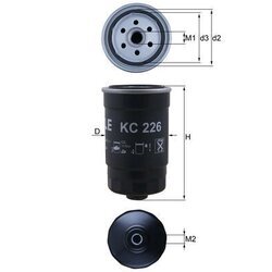 Palivový filter MAHLE KC 226