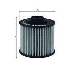 Olejový filter MAHLE OX 803 - obr. 2