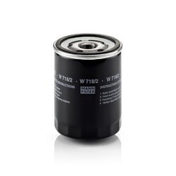 Olejový filter MANN-FILTER W 718/2