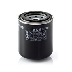 Palivový filter MANN-FILTER WK 818/80