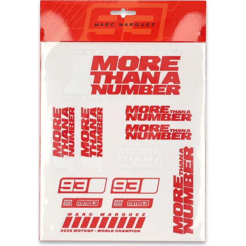 Balenie samolepiek MARC MARQUEZ 93 9999229635753 #1 majstrovské samolepky