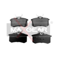 Sada brzdových platničiek kotúčovej brzdy MAXGEAR 19-0429