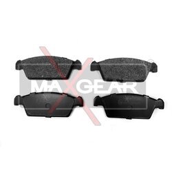 Sada brzdových platničiek kotúčovej brzdy MAXGEAR 19-0480 - obr. 1