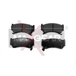 Sada brzdových platničiek kotúčovej brzdy MAXGEAR 19-0481 - obr. 1