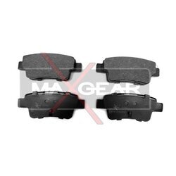 Sada brzdových platničiek kotúčovej brzdy MAXGEAR 19-0463