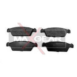 Sada brzdových platničiek kotúčovej brzdy MAXGEAR 19-0480