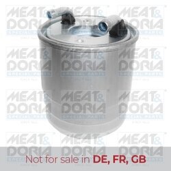 Palivový filter MEAT & DORIA 4989
