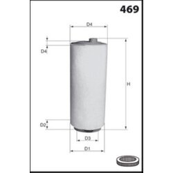 Vzduchový filter MECAFILTER EL3954 - obr. 1