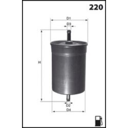 Palivový filter MECAFILTER ELE6010 - obr. 1