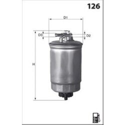 Palivový filter MECAFILTER ELG5210 - obr. 1