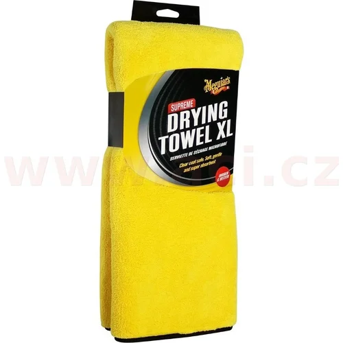 Meguiar's Supreme Drying Towel XL - extra hustý a savý sušací uterák z mikrovlákna XL 85x55 cm, 1 050 g/m2 MEGUIARS
