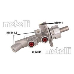 Hlavný brzdový valec METELLI 05-1119