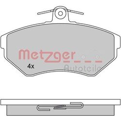 Sada brzdových platničiek kotúčovej brzdy METZGER 1170061