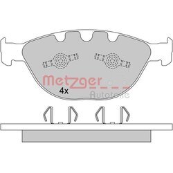 Sada brzdových platničiek kotúčovej brzdy METZGER 1170380