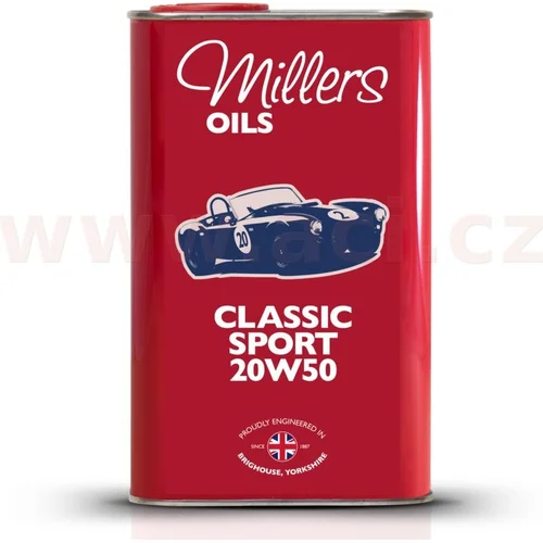 MILLERS OILS motorový olej polosyntetický Classic Sport 20w50 1l