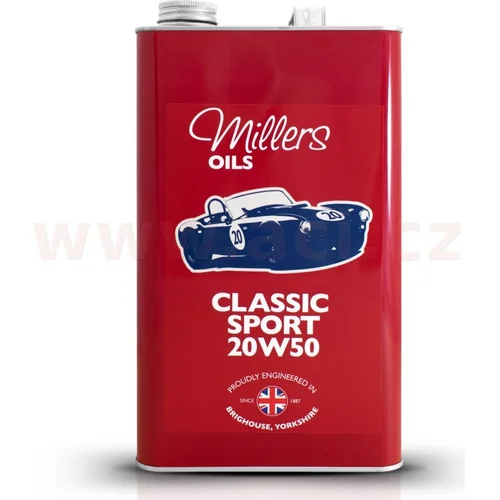 MILLERS OILS motorový olej polosyntetický Classic Sport 20w50 5l