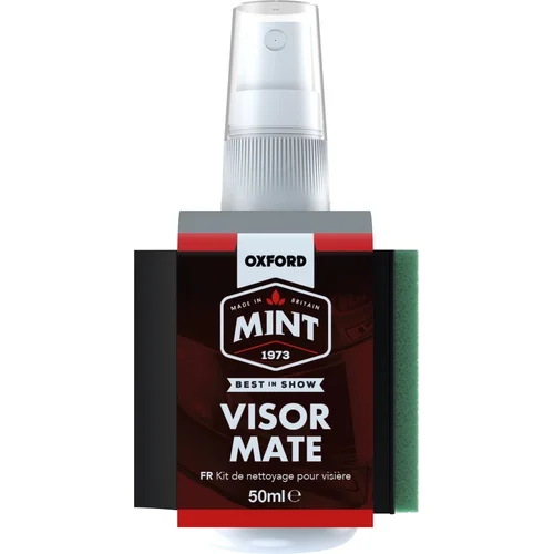 Univerzálny čistič vo spreji s rozprašovačom MINT OC307 integrovanou stierkou a hubkou VisorMate 50 ml