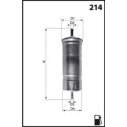 Palivový filter MISFAT E569 - obr. 1