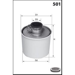Vzduchový filter, Kompresor nasávaného vzduchu MISFAT R091 - obr. 1