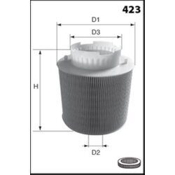 Vzduchový filter MISFAT R295 - obr. 1