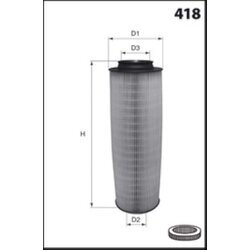 Vzduchový filter MISFAT R435 - obr. 1