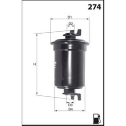 Palivový filter MISFAT E137 - obr. 1