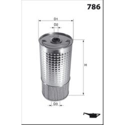 Olejový filter MISFAT L499 - obr. 1