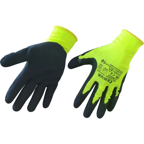 Rukavice nylon/latex, veľ.10