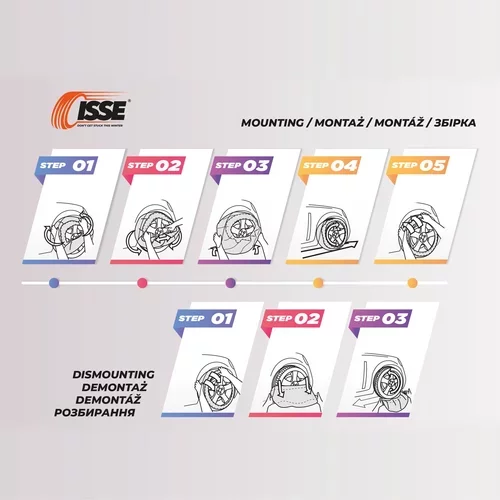 Textilné snehové reťaze Isse Classic 70 2 ks /MIX/ - obr. 7