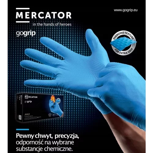 Nitrilové rukavice GoGrip čierne veľkosť XXL, 50 ks /MIX/ - obr. 1