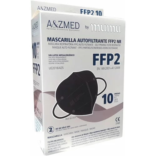 Respirátor skladací FFP2 čierny /MIX/ - obr. 2