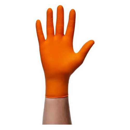 Nitrilové rukavice MERCATOR GoGrip ORANŽOVÉ 4ks XXL /MIX/ - obr. 1