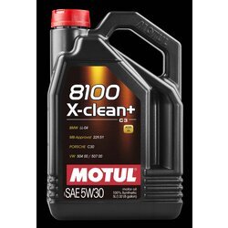 Motorový olej MOTUL 8100 X-CLEAN+ 5W-30 5L 106377