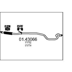 Výfukové potrubie MTS 01.43066