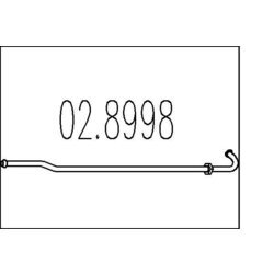 Spojka trubiek výfukového systému MTS 02.8998