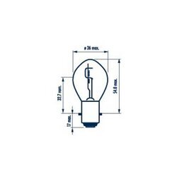 Žiarovka pre diaľkový svetlomet NARVA 495313000