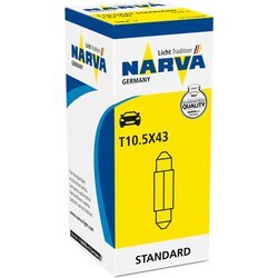 Žiarovka osvetlenia poznávacej značky NARVA 171753000 T10,5x43